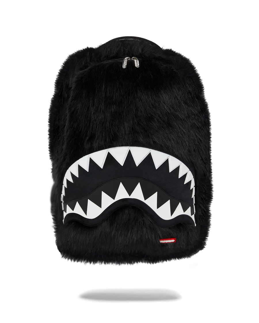 FUR CRAY BLACK BACKPACK
