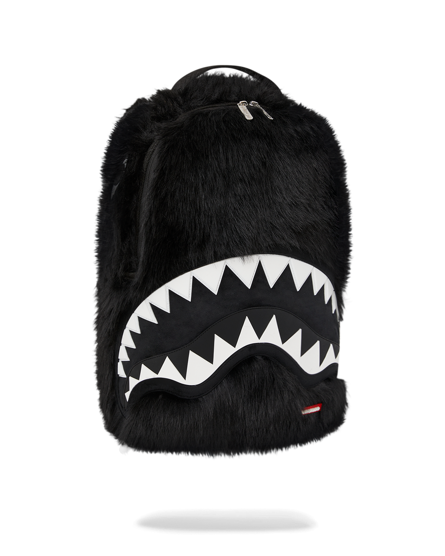 FUR CRAY BLACK BACKPACK