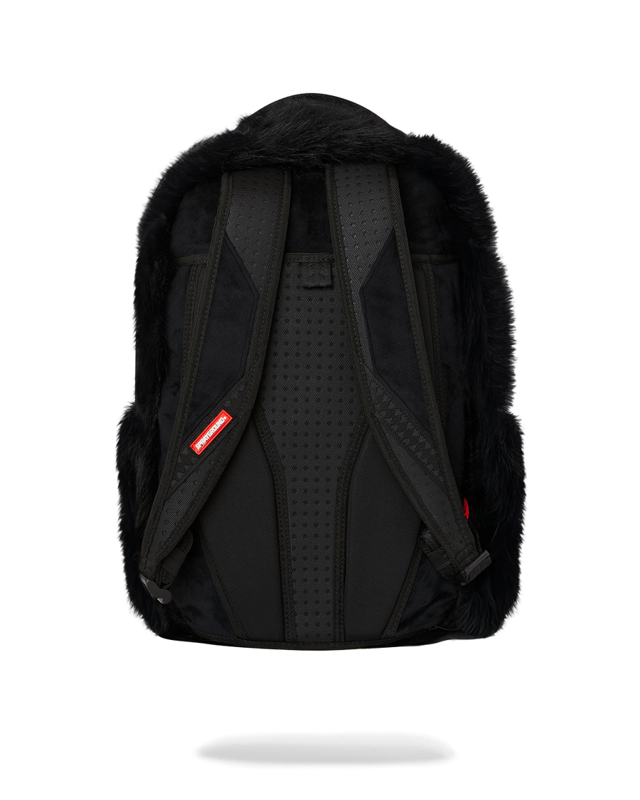 FUR CRAY BLACK BACKPACK