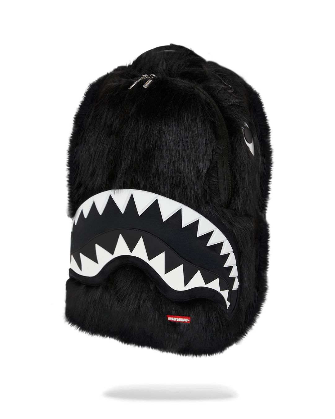 FUR CRAY BLACK BACKPACK