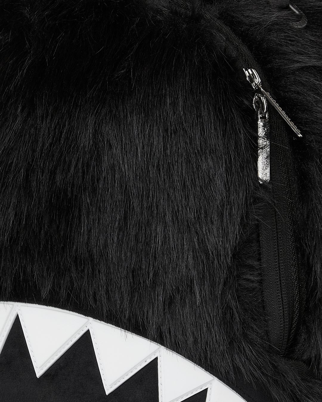 FUR CRAY BLACK BACKPACK