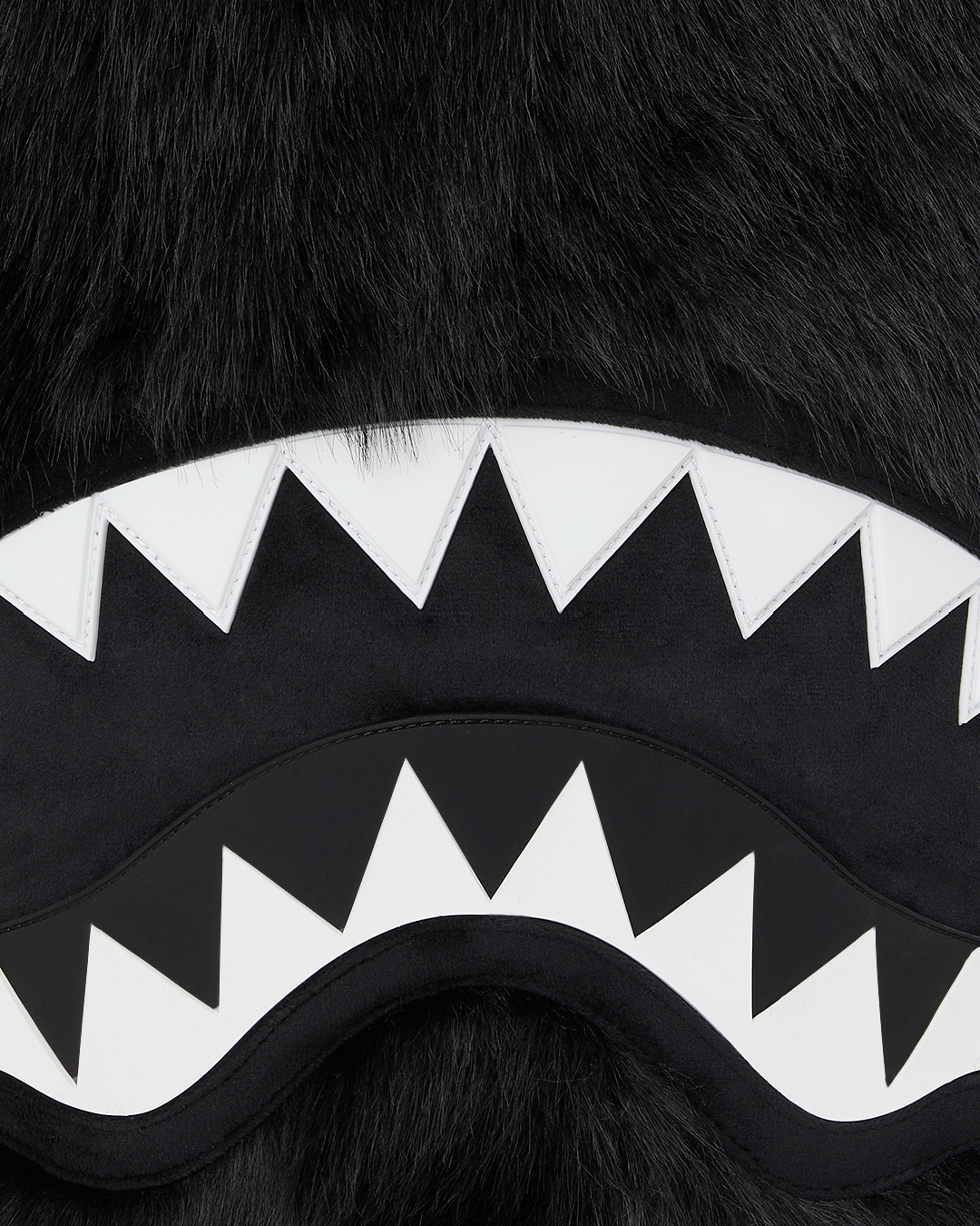 FUR CRAY BLACK BACKPACK