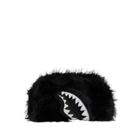 FUR CRAY BLACK POUCH