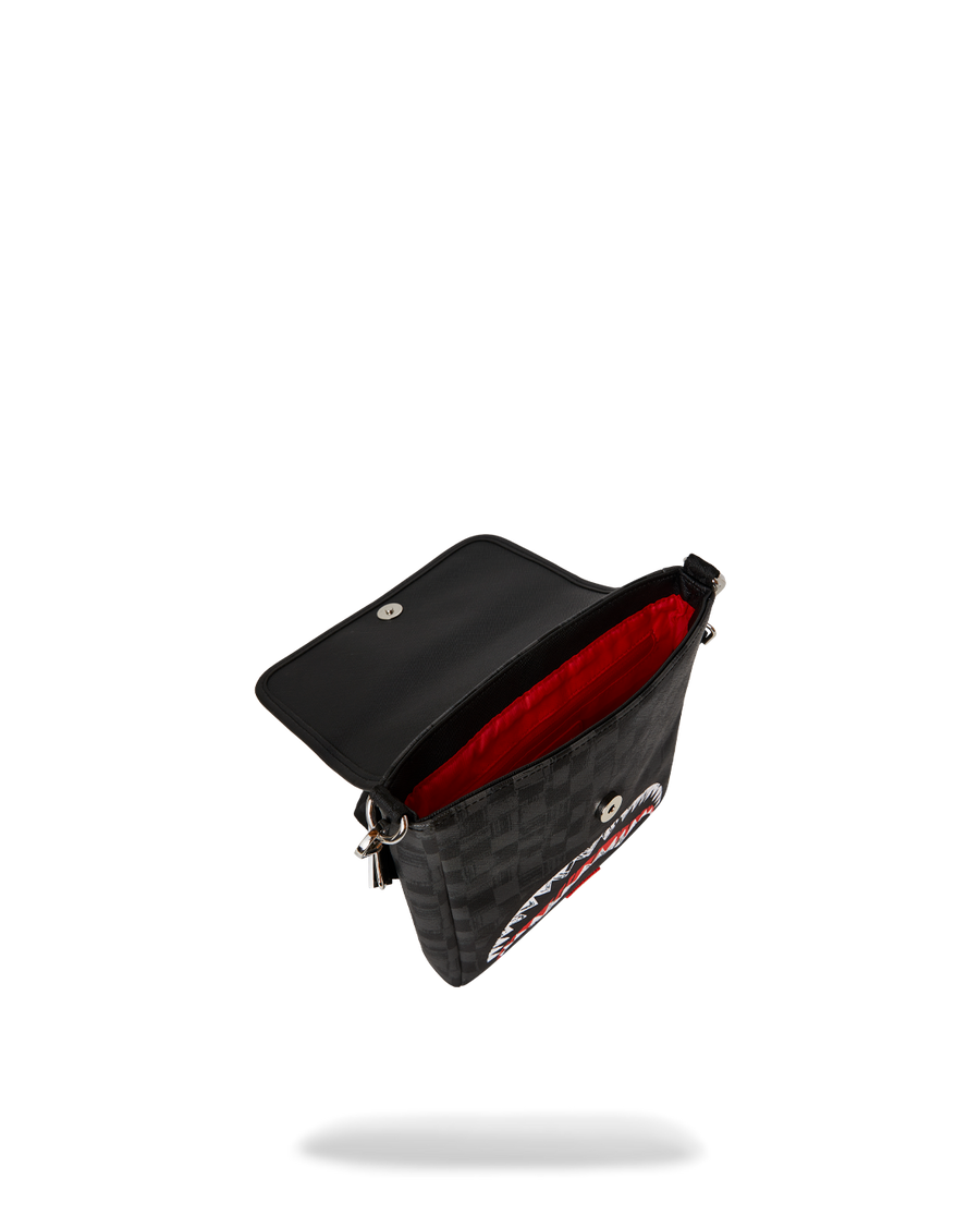 SCRIBBLE SHARK MESSENGER BAG