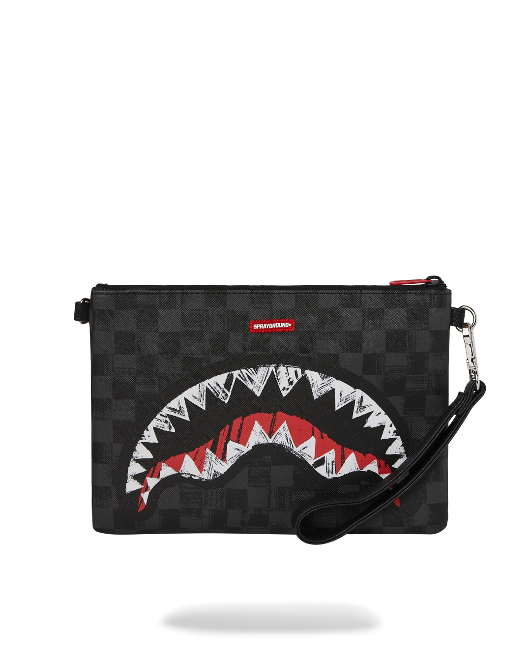 SCRIBBLE SHARK CROSSOVER CLUTCH