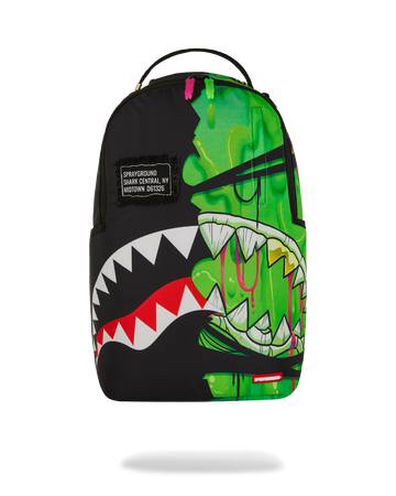 HALLOWEEN SHARK CENTRAL DRIPPY SPLIT BACKPACK