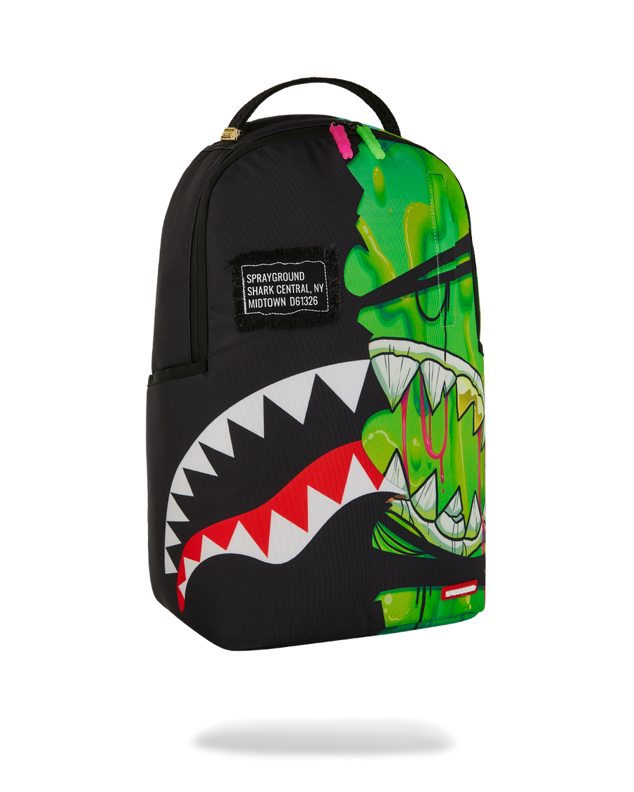 HALLOWEEN SHARK CENTRAL DRIPPY SPLIT BACKPACK