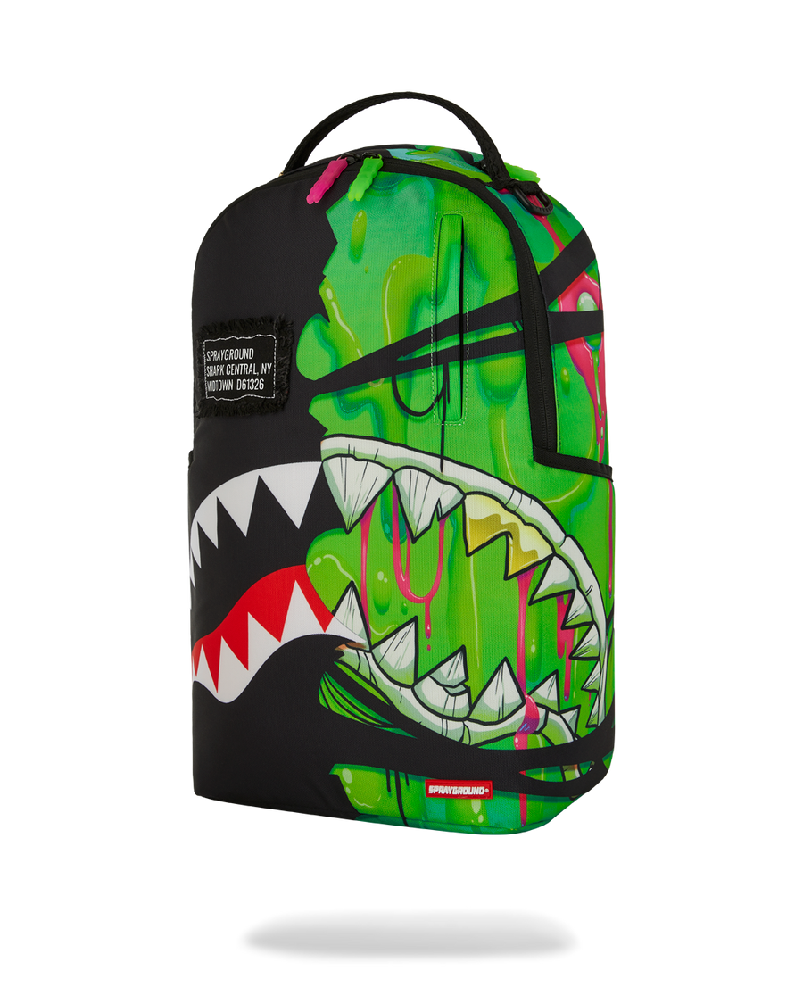 HALLOWEEN SHARK CENTRAL DRIPPY SPLIT BACKPACK