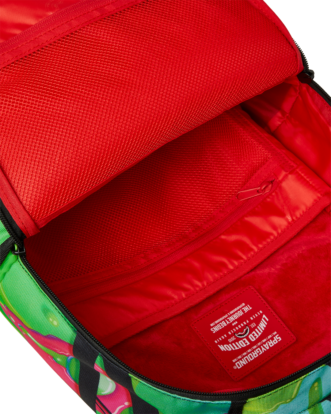 HALLOWEEN SHARK CENTRAL DRIPPY SPLIT BACKPACK