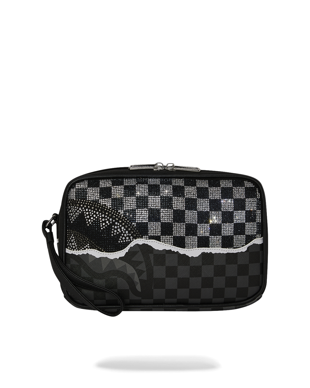 GOLD DIAMOND TEAR TOILETRY BAG