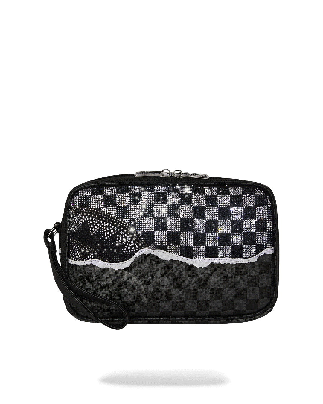 GOLD DIAMOND TEAR TOILETRY BAG