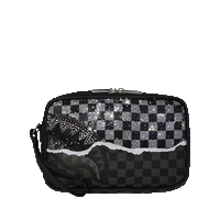 GOLD DIAMOND TEAR TOILETRY BAG