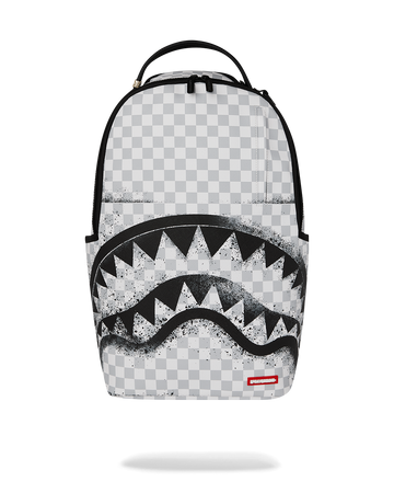 RED STENCIL SHARK BACKPACK