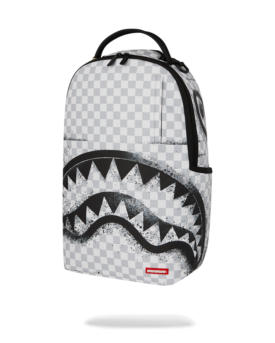 RED STENCIL SHARK BACKPACK