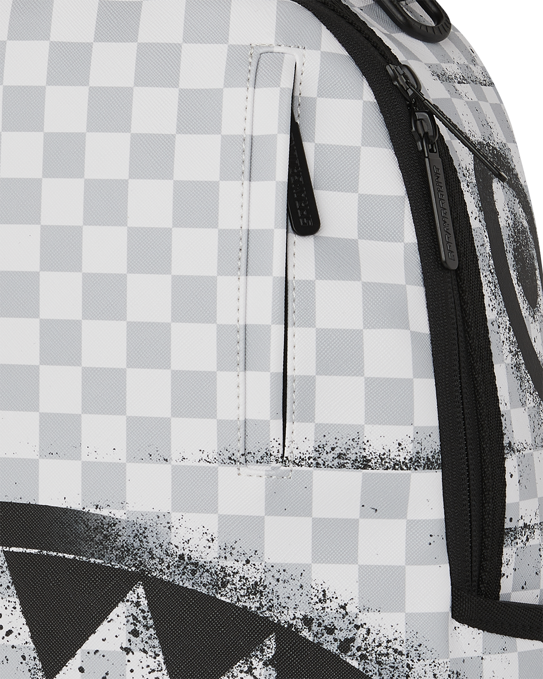 RED STENCIL SHARK BACKPACK