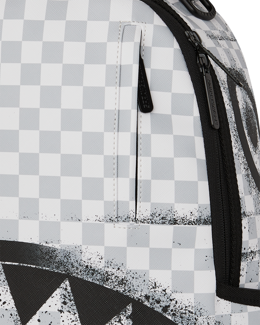 RED STENCIL SHARK BACKPACK