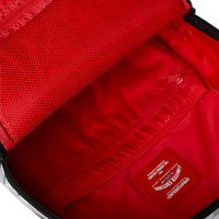 RED STENCIL SHARK BACKPACK