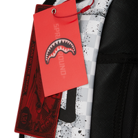 RED STENCIL SHARK BACKPACK