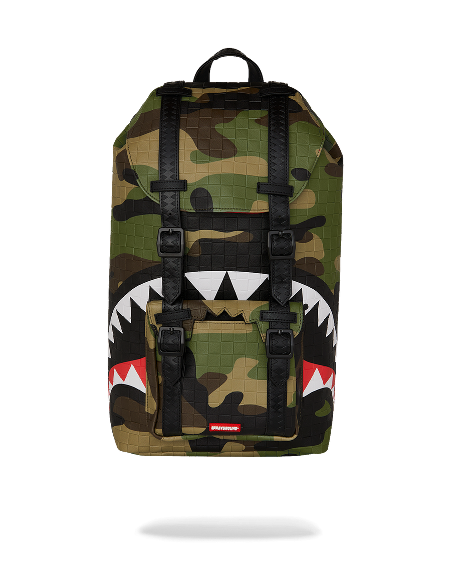 WOODLAND CAMO CHECK HILLS BACKPACK