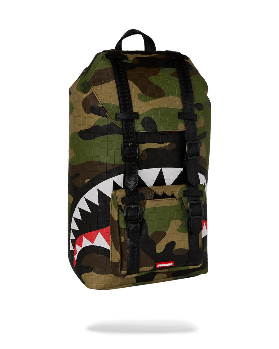 WOODLAND CAMO CHECK HILLS BACKPACK