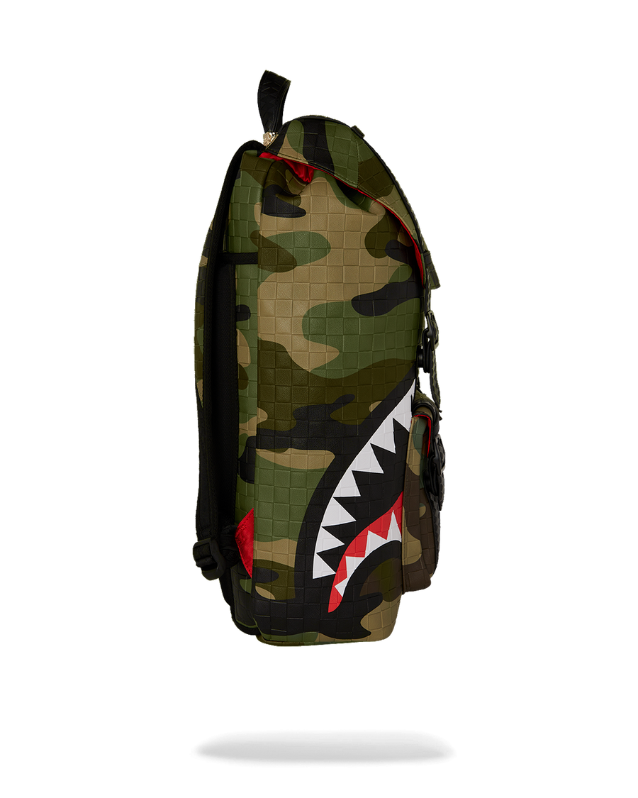 WOODLAND CAMO CHECK HILLS BACKPACK