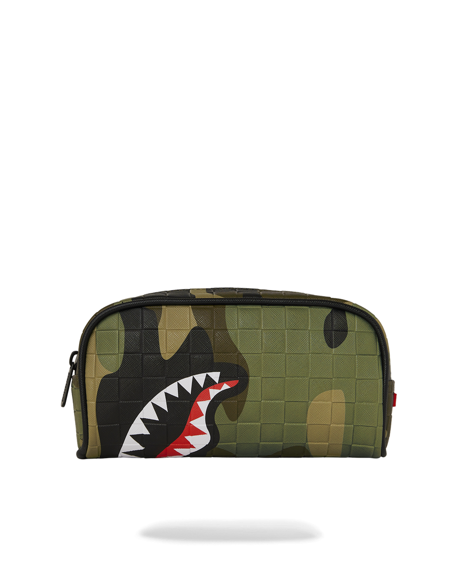 WOODLAND CAMO CHECK POUCH