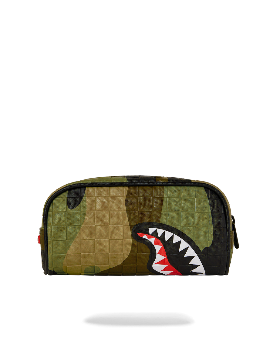 WOODLAND CAMO CHECK POUCH