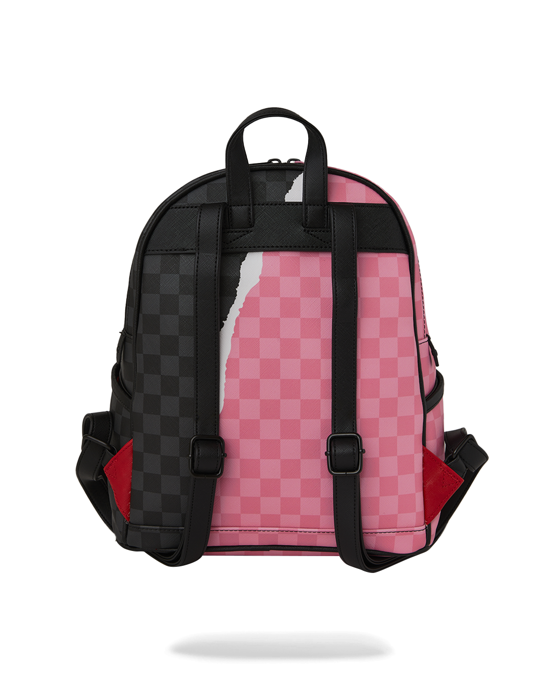 PINK AND BLACK TEAR SIP SAVAGE BACKPACK