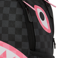 PINK AND BLACK TEAR SIP SAVAGE BACKPACK
