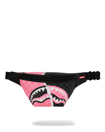 PINK AND BLACK TEAR SIP SAVVY CROSSBODY