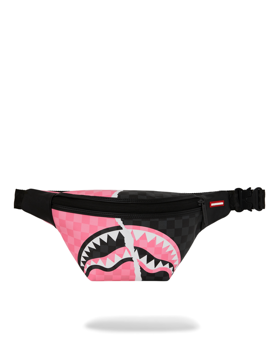 PINK AND BLACK TEAR SIP SAVVY CROSSBODY