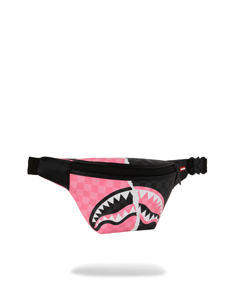 PINK AND BLACK TEAR SIP SAVVY CROSSBODY