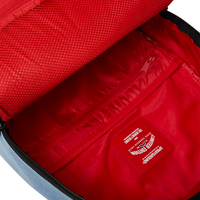 DENIM TEAR 3 AM PATCHES BACKPACK