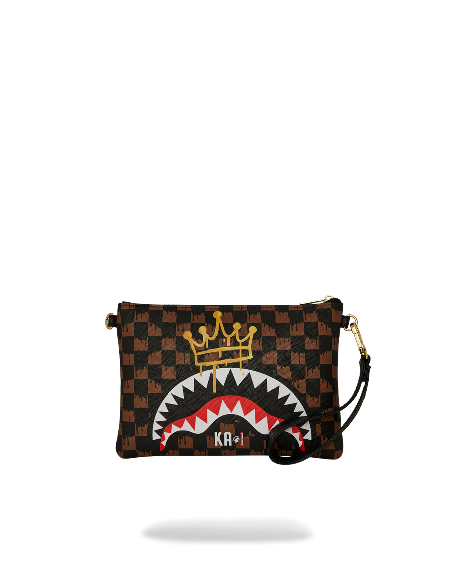 DRIP CHECK CROWN x KA1 CLUTCH BROWN