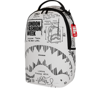 LFW SKETCHED BLACK AND WHITE DLXSV BACKPACK
