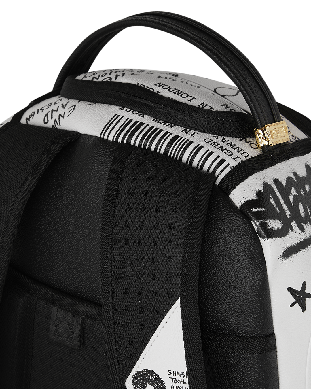 LFW SKETCHED BLACK AND WHITE DLXSV BACKPACK