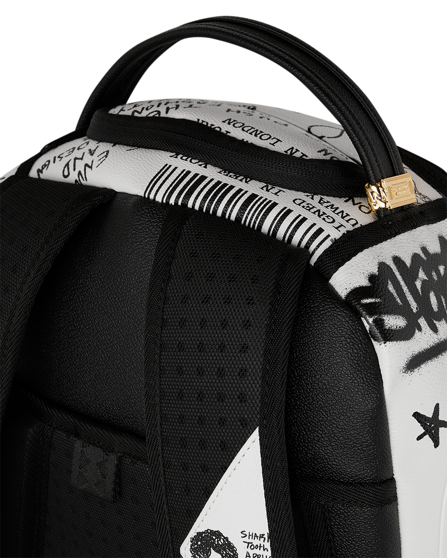LFW SKETCHED BLACK AND WHITE DLXSV BACKPACK