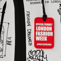 LFW SKETCHED BLACK AND WHITE DLXSV BACKPACK