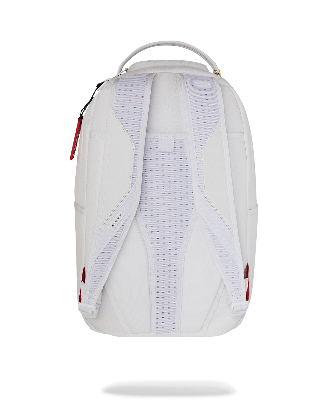 LFW WHITE LEATHER CHAIN DLXSV BACKPACK