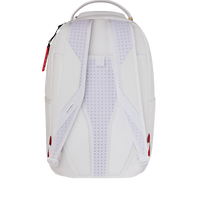 LFW WHITE LEATHER CHAIN DLXSV BACKPACK