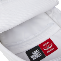 LFW WHITE LEATHER CHAIN DLXSV BACKPACK