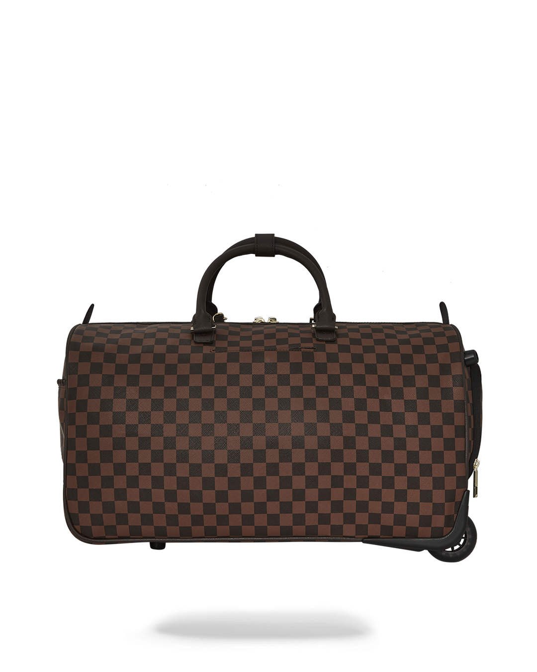 CORE EMBOSSED CHECK WHEELY DUFFLE