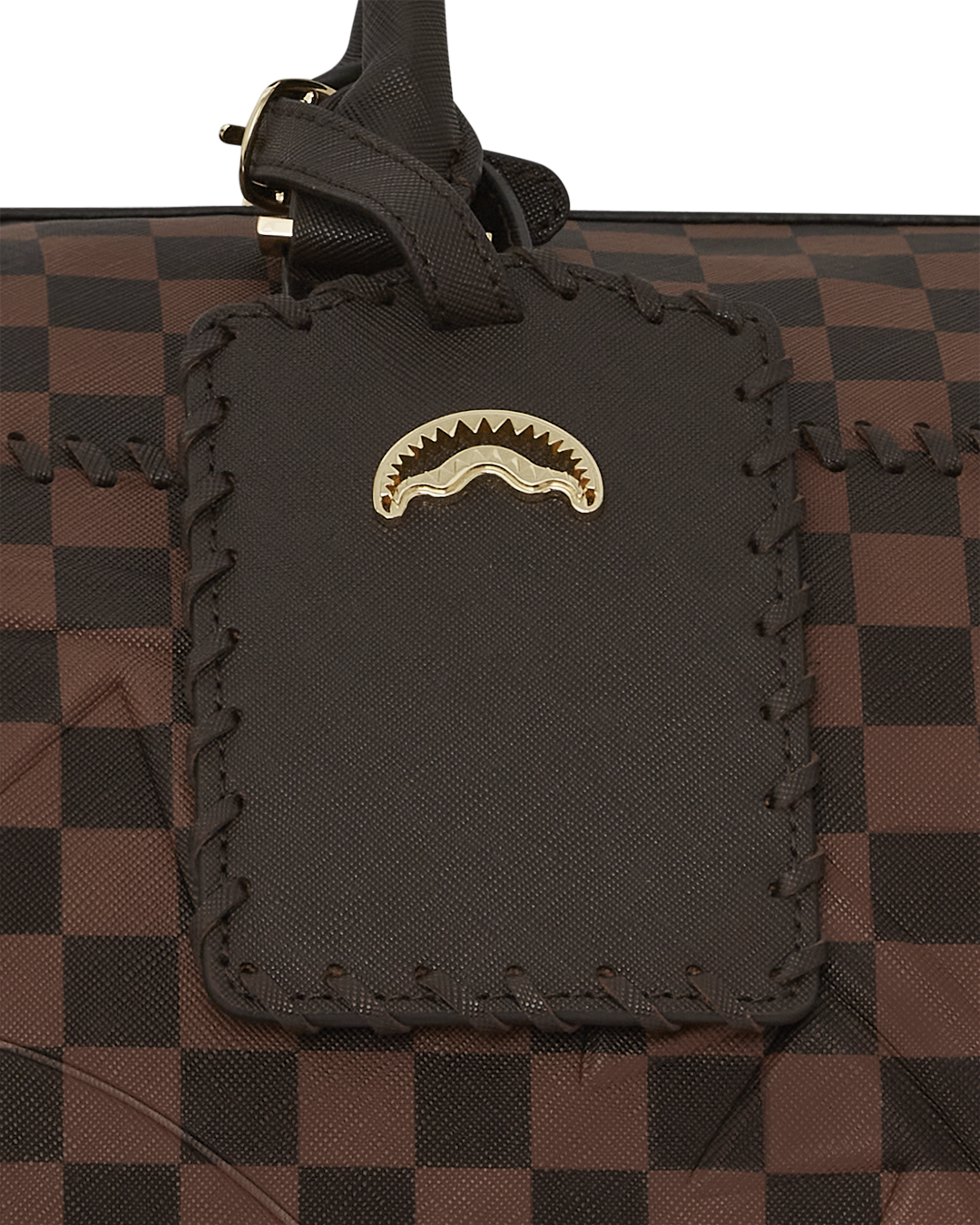 CORE EMBOSSED CHECK WHEELY DUFFLE