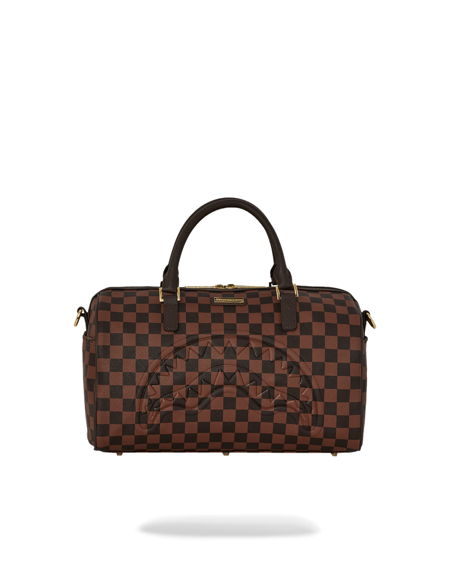 CORE EMBOSSED CHECK MINI DUFFLE