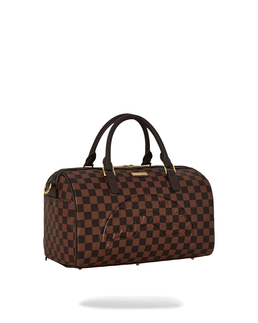 CORE EMBOSSED CHECK MINI DUFFLE