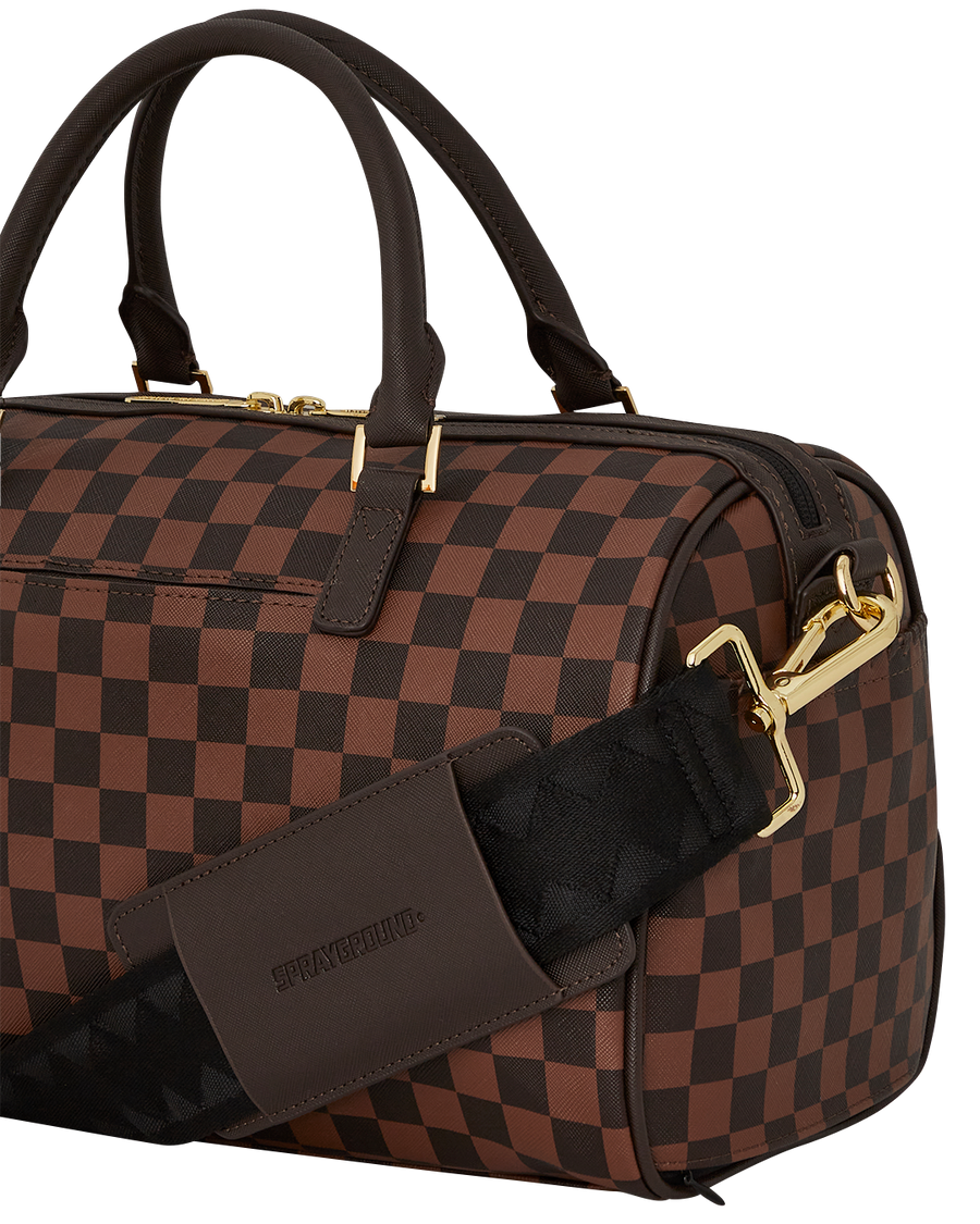 CORE EMBOSSED CHECK MINI DUFFLE