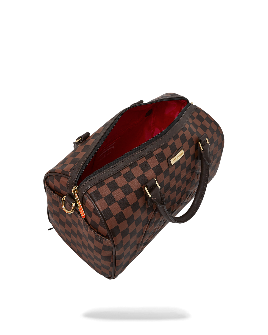 CORE EMBOSSED CHECK MINI DUFFLE