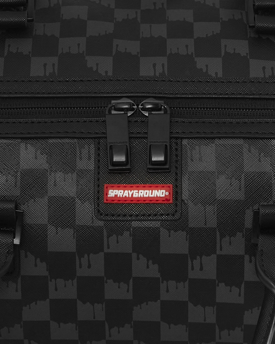 HANGOVER GREY DRIP CHECKDUFFLE