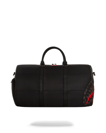 BLACK PUFFER DUFFLE