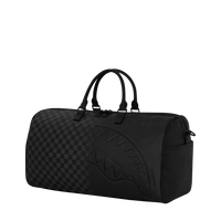 SPRAY SPRITZ GREY CHECK BLACK DUFFLE